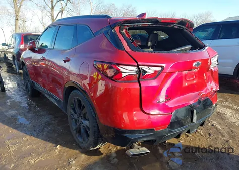 2019 Chevrolet Blazer Rs из США, поврежденный, VIN 3GNKBERS1KS684970